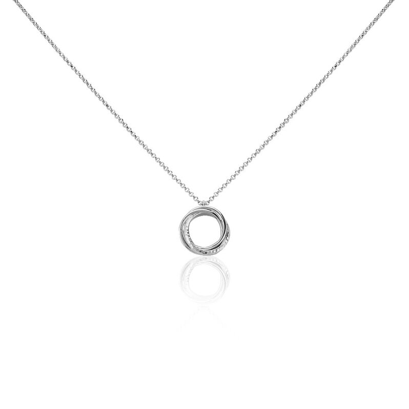 Collier Manon Argent Weiss - Spannringe Damen | OROVIVO