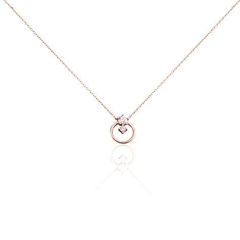 Damen Halskette Rotgold 375 Zirkonia - Halsketten Damen | OROVIVO
