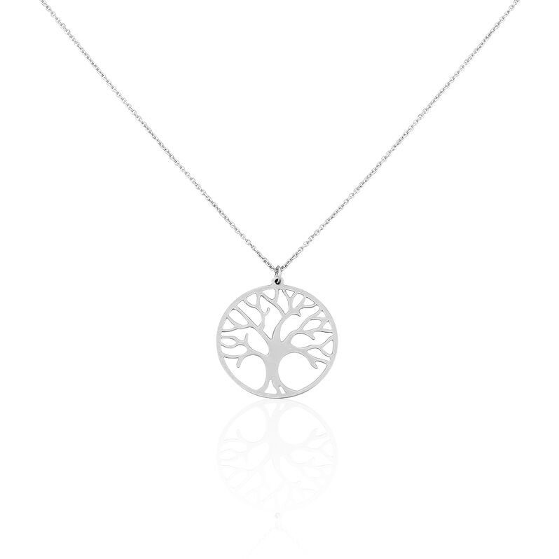 Sautoir Argent Rhodie Philana Arbre De Vie - Spannringe Damen | OROVIVO