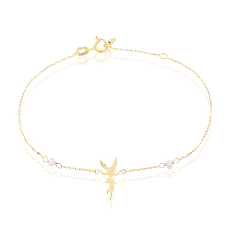 Bracelet Fee Or Jaune Oxyde De Zirconium - Spannringe Damen | OROVIVO