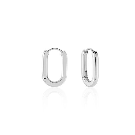 Damen Creolen Edelstahl Ohne Stein Sarahi 21,00mm  - Creolen Damen | OROVIVO