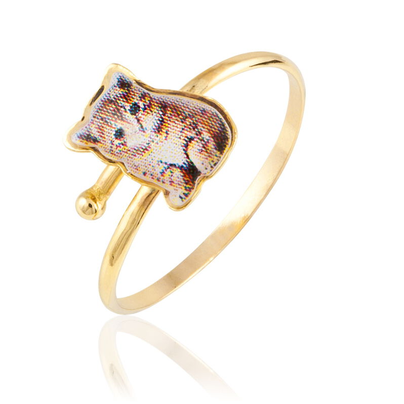 Bague Catline Or Jaune - Spannringe Kinder | OROVIVO