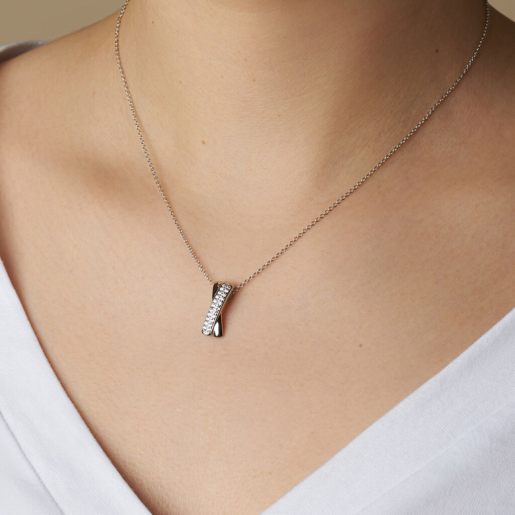 Damen Collier Silber 925 Zirkonia Sveta 1,00mm - Halsketten Damen | OROVIVO