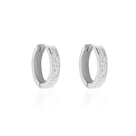 Damen Creolen Edelstahl Kristall 21mm - Creolen Damen | OROVIVO