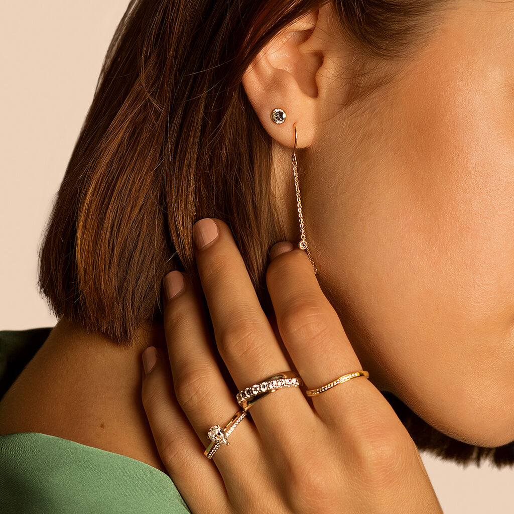Damenring Gold 375 Zirkonia Elenor  - Ringe mit Stein Damen | OROVIVO