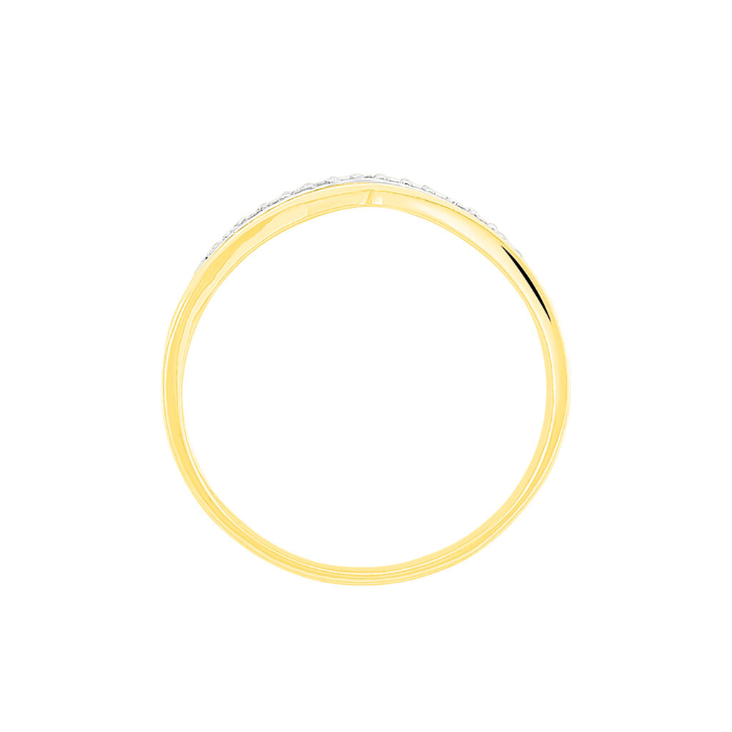 Bague Shadene Or Jaune Diamant - Spannringe Damen | OROVIVO
