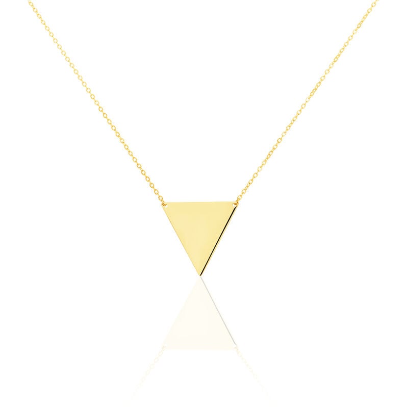 Collier Tiara Or Jaune Tiangle Plein - Spannringe Damen | OROVIVO