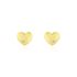 HEART Damen Ohrstecker Silber vergoldet 925