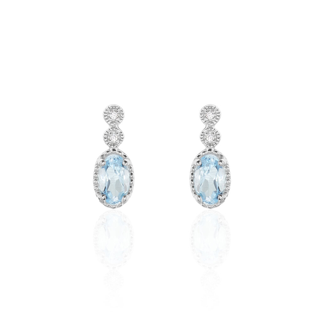 Boucles D'oreilles Or Weiss Cyprille - Spannringe Damen | OROVIVO