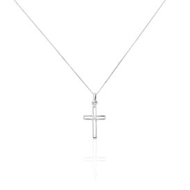 Damen Halskette Silber 925 Zirkonia Kreuz - Ketten mit Anhänger Damen | OROVIVO