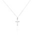 Damen Halskette Silber 925 Zirkonia Kreuz - Ketten mit Anhänger Damen | OROVIVO