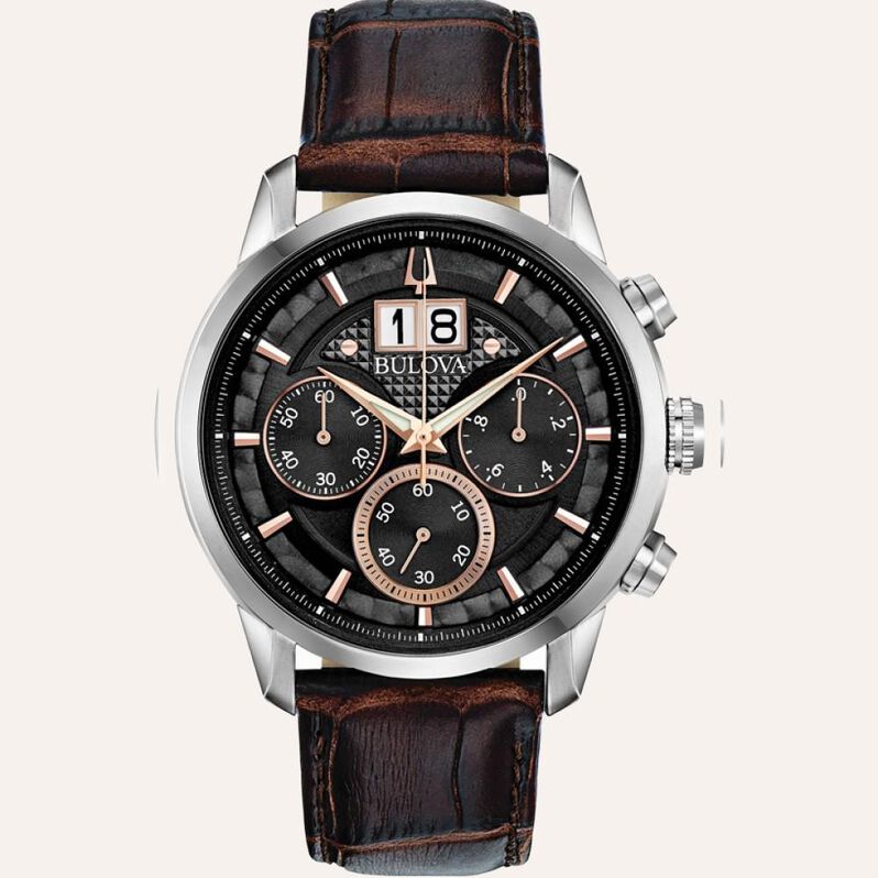 Orologio Al Quarzo Bulova Sutton 96b311 - Spannringe Herren | OROVIVO
