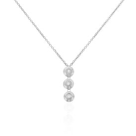 Damen Halskette Weißgold 375 Diamant Heiko Schrem - Ketten mit Anhänger Damen | OROVIVO