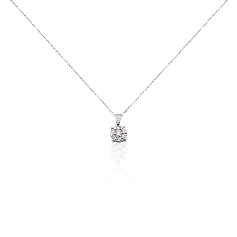Collier Or Weiss Nazare Multipierre Oxyde - Spannringe Damen | OROVIVO