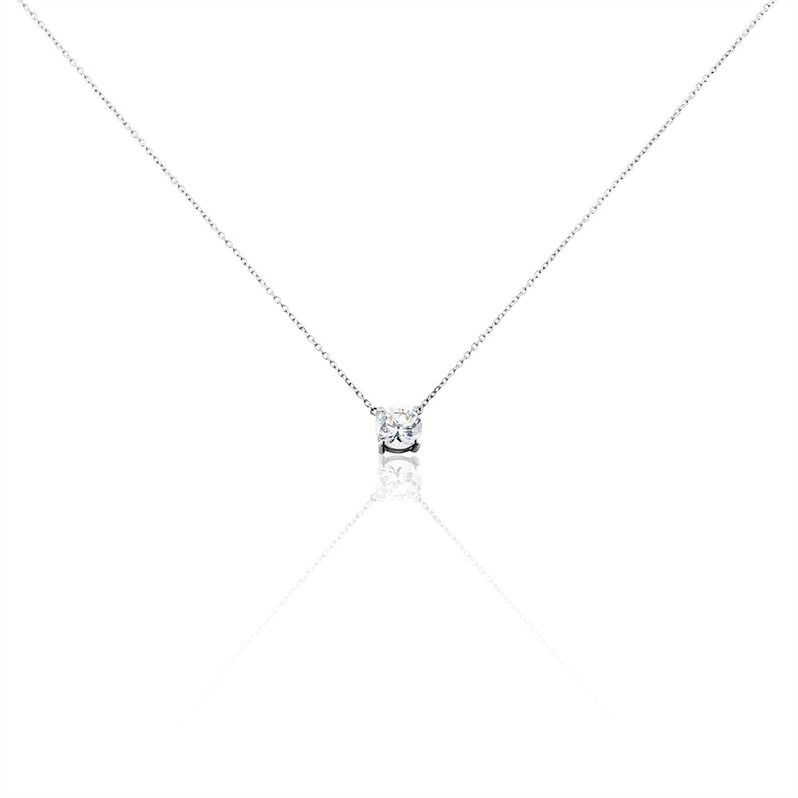 Collier Ponama Or Weiss Oxyde De Zirconium - Spannringe Damen | OROVIVO