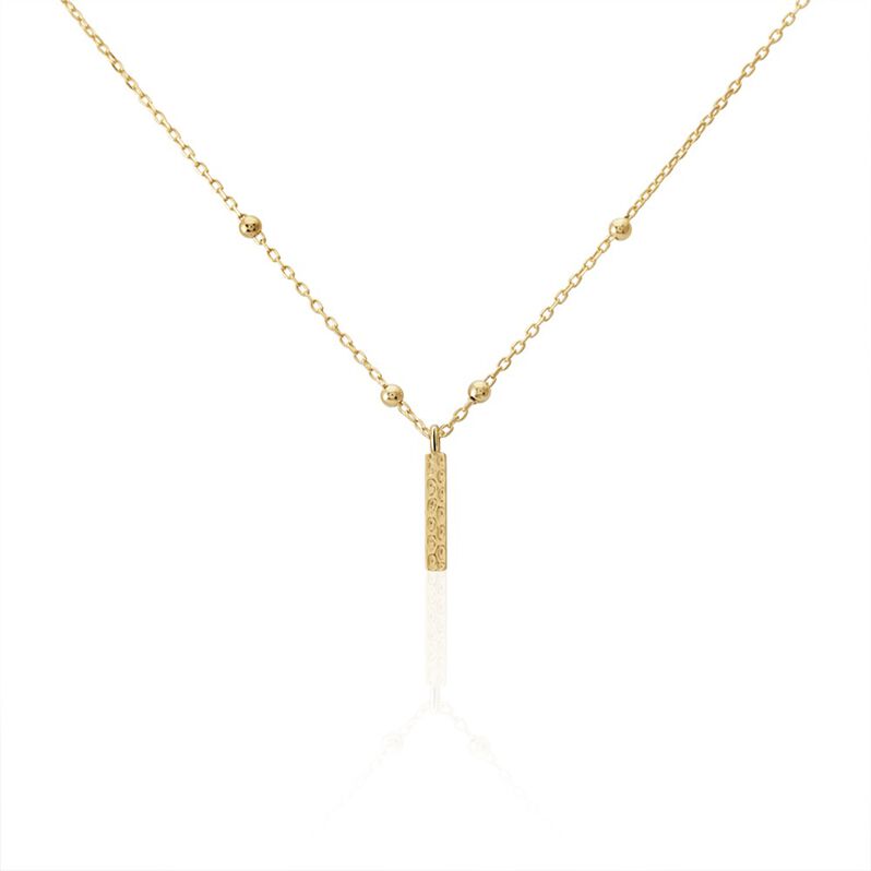 Collier Plaqué Or Jaune Lettra - Spannringe Damen | OROVIVO