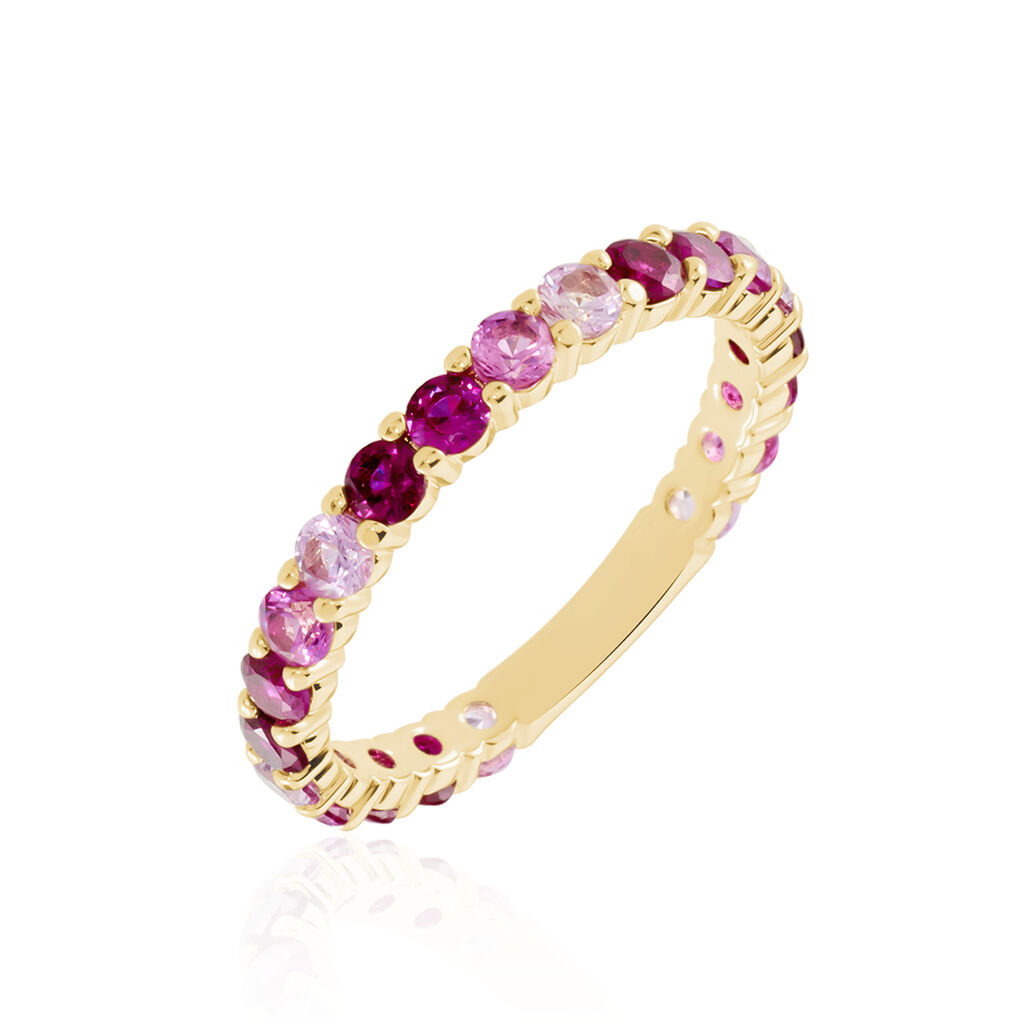 Bague Plaque Or Jaune Zoelia Pierres - Spannringe Damen | OROVIVO