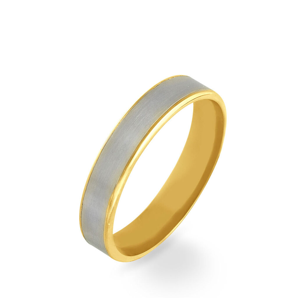 Alliance Anna-lena Ruban Plat Or Bicolore - Spannringe Familie | OROVIVO