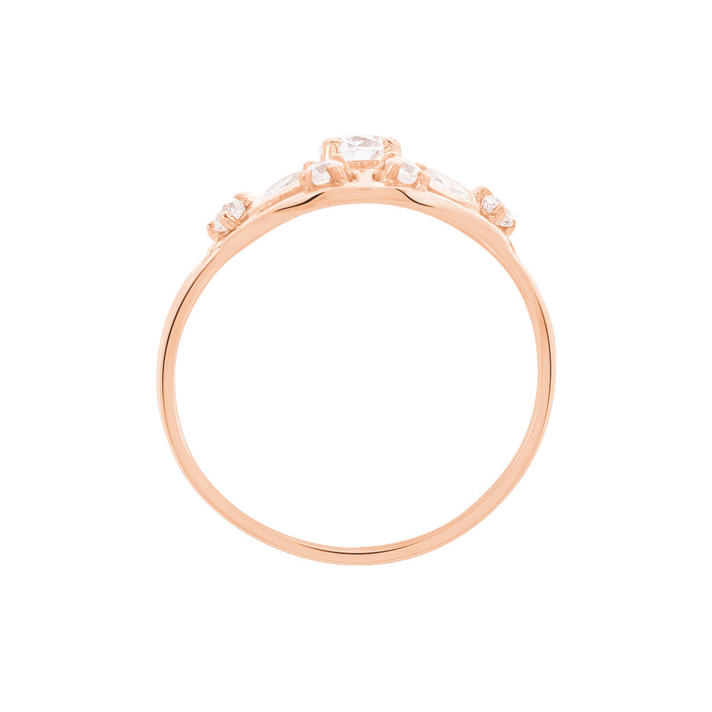 Bague Or Rose Weena Ajouree Oxydes - Spannringe Damen | OROVIVO
