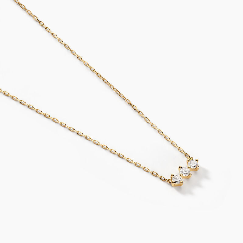 Collier Graziano Or Jaune Diamant Synthétique - Spannringe Damen | OROVIVO
