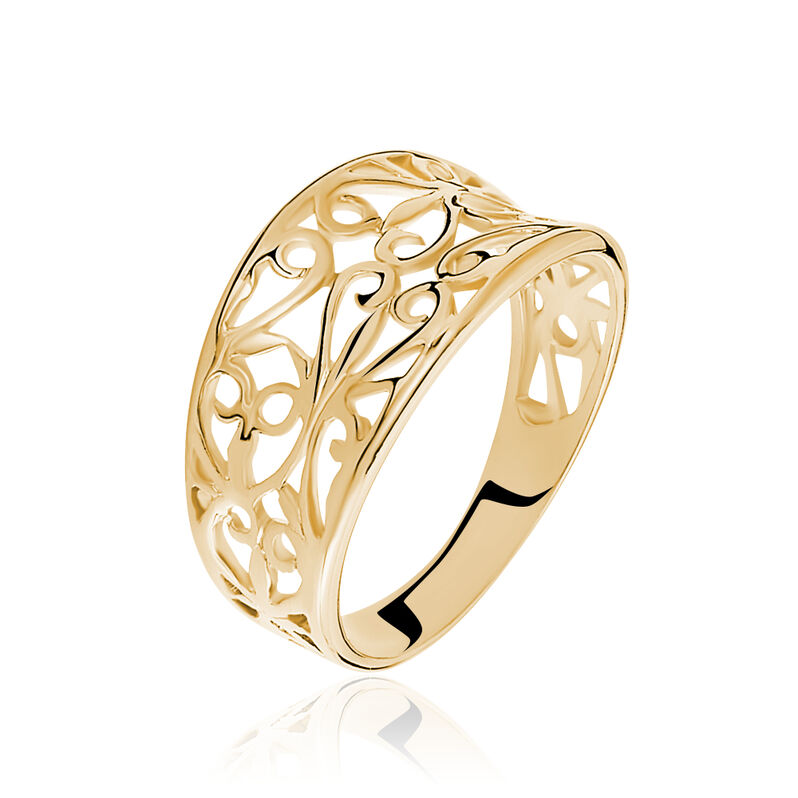 Anello Golden Dream Placcato Oro Giallo - Spannringe Damen | OROVIVO