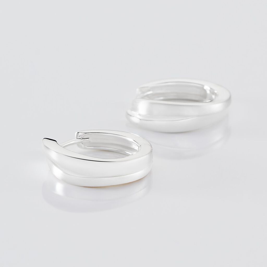 INAYA Damen Creolen Silber 925