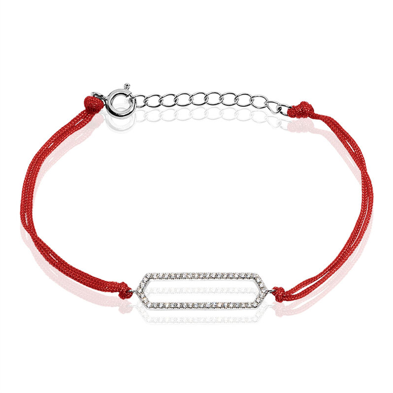 Bracelet Myrto Argent Blanc Oxyde De Zirconium - Spannringe Damen | OROVIVO