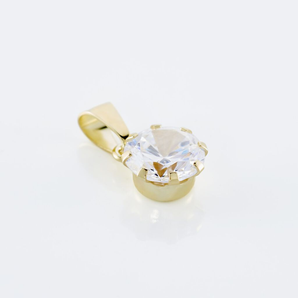Anhänger Gold 333 Zirkonia Solitär - Schmuckanhänger Damen | OROVIVO