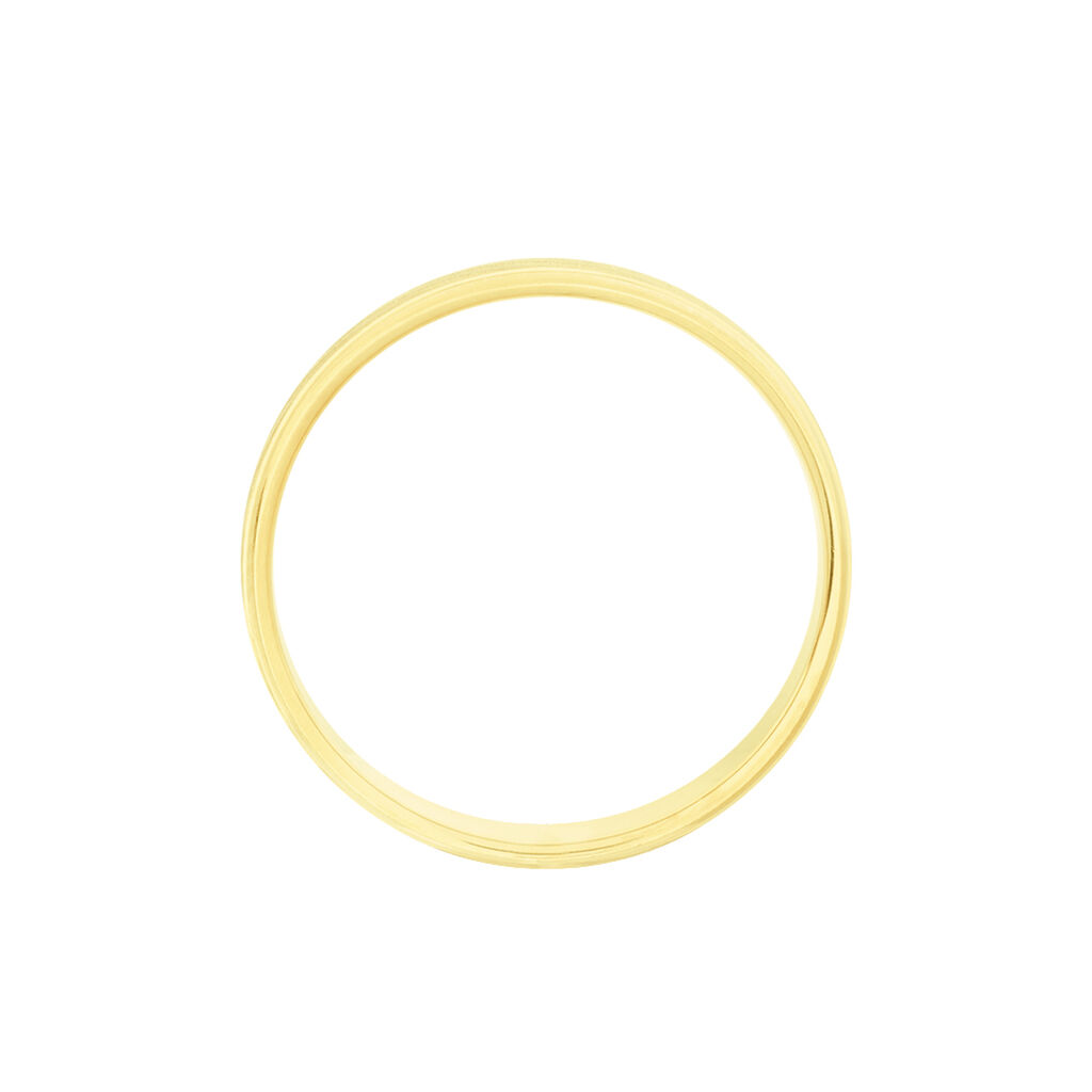 Alliance Fantaisie Sable Demi Jonc Classique Or Jaune -  Unisex | OROVIVO
