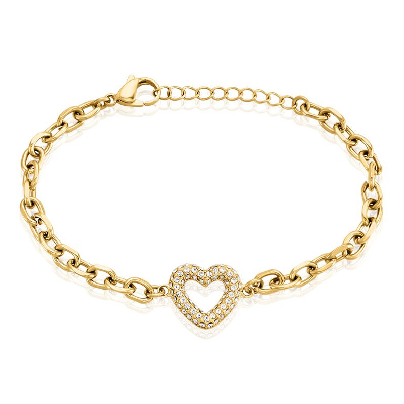 Bracelet Sydnee Acier Jaune Cristal - Spannringe Damen | OROVIVO