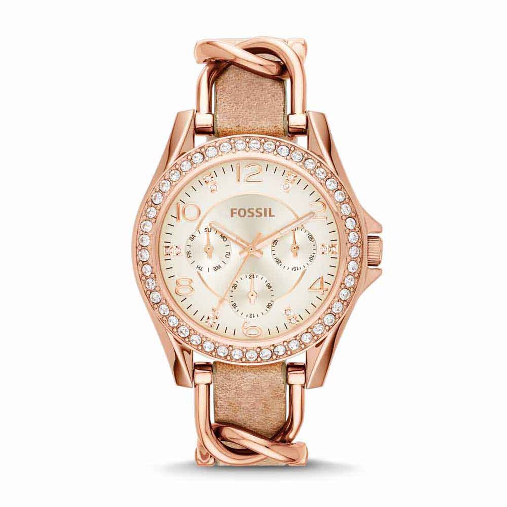 Fossil Damenuhr Riley Es3466 Quarz