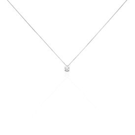 Damen Halskette Weißgold 750 Diamanten 0,4ct - Ketten mit Anhänger Damen | OROVIVO