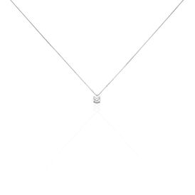 Damen Halskette Weißgold 750 Diamanten 0,4ct - Ketten mit Anhänger Damen | OROVIVO