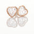Familie Ohrstecker Rosegold 375 Zirkonia Herz Dotti 