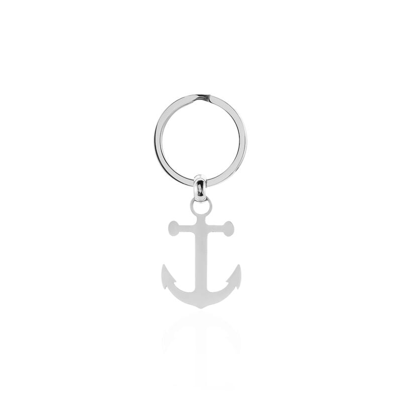Porte Clef Acier Pamelia Ancre - Spannringe Herren | OROVIVO