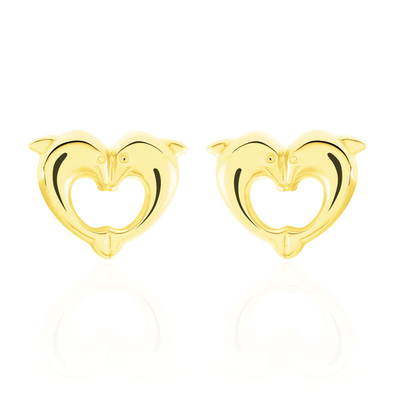 Boucles D'oreilles Or Jaune - Spannringe Damen | OROVIVO