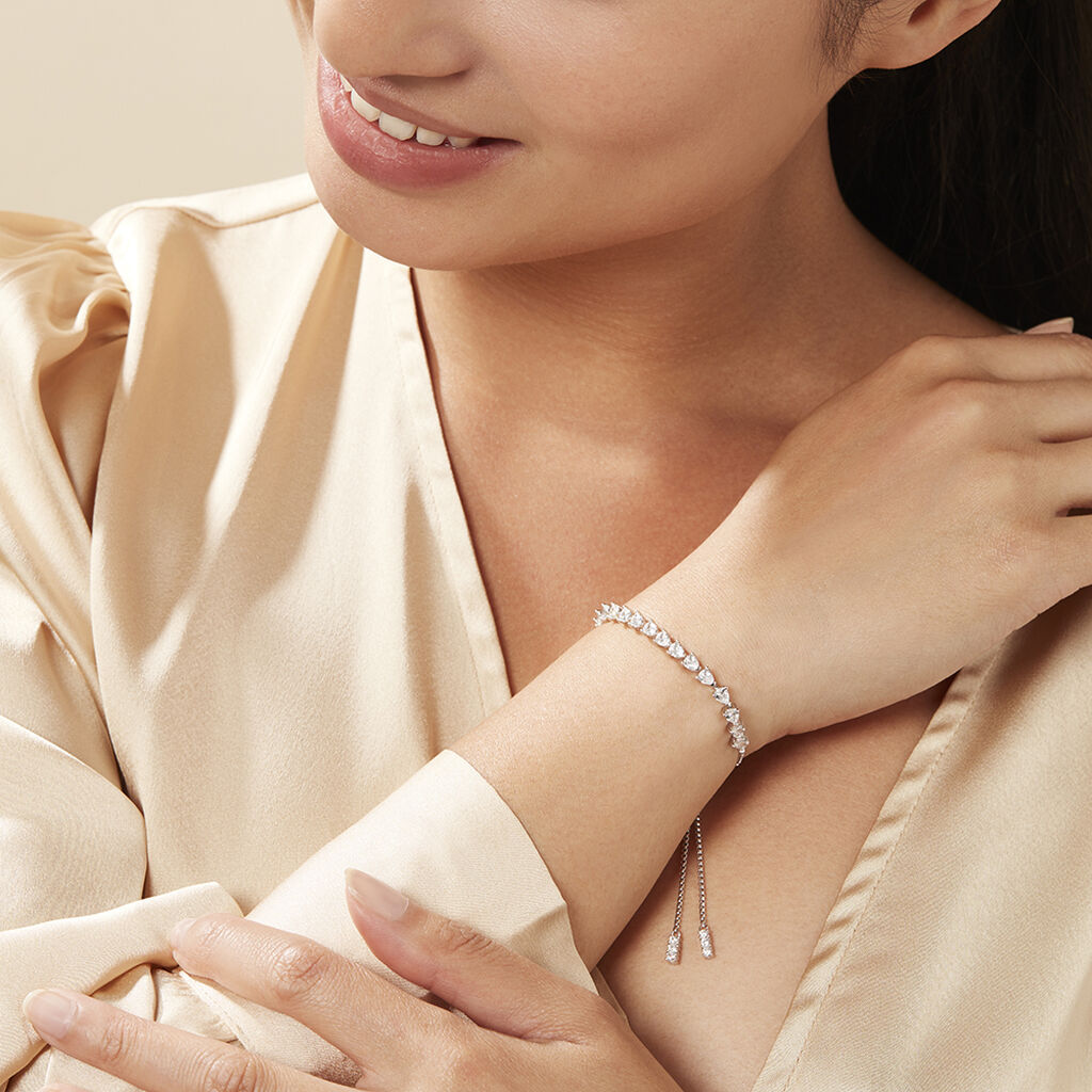 Damen Armband Silber Silber 925 Zirkonia Bracy - Armbänder Damen | OROVIVO