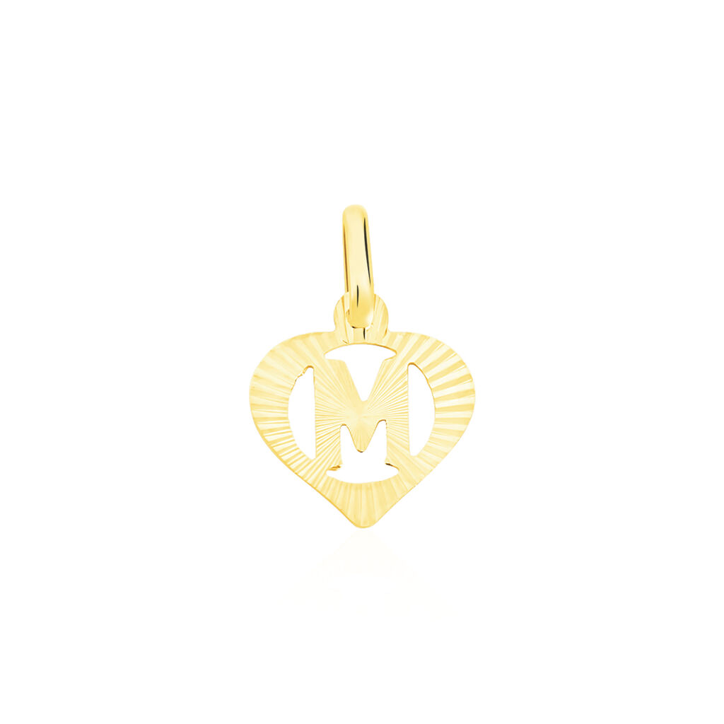 Anhänger Gold 375 Buchstabe M Herz - Schmuckanhänger Damen | OROVIVO