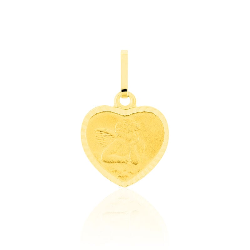 SCHUTZENGEL HERZ Kinder Anhänger Gold 333 (8 Karat) Engel - Schmuckanhänger Kinder | OROVIVO