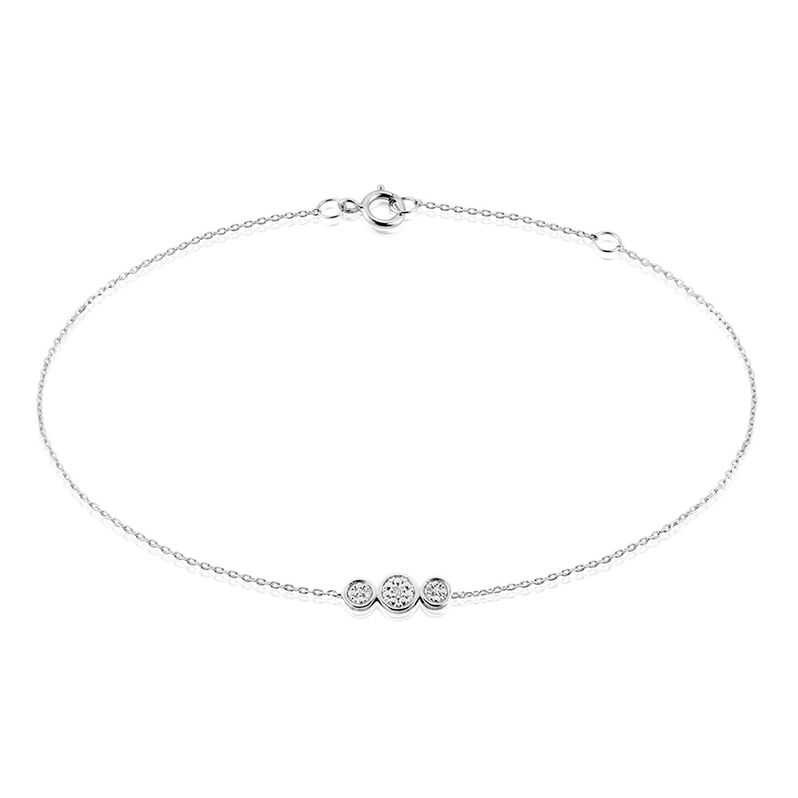 Bracelet Or Weiss Abital Diamants - Spannringe Damen | OROVIVO