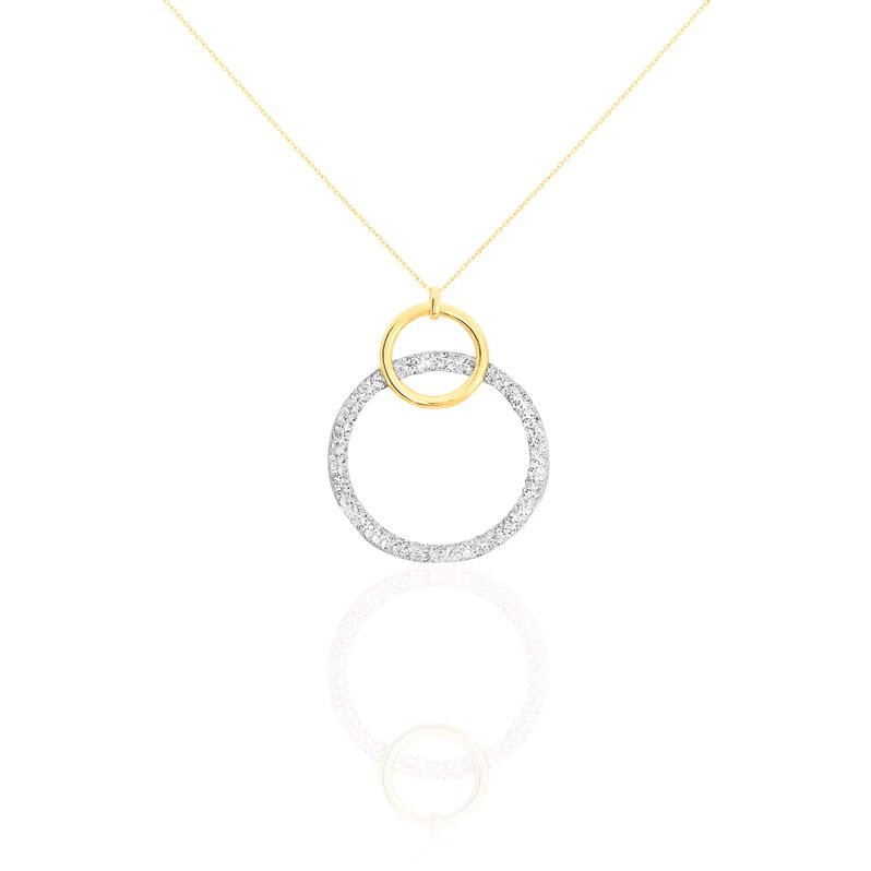 Collier Ritedj Or Jaune Strass - Spannringe Damen | OROVIVO