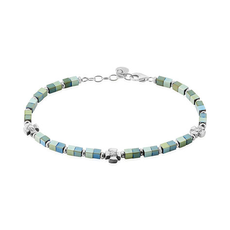 Herrenarmband Silber 925 Grauer Hämatit  - Armbänder mit Anhänger Herren | OROVIVO