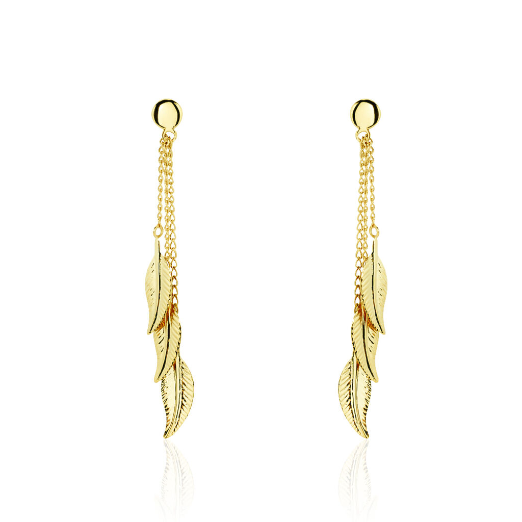 Boucles D'oreilles Or Jaune  - Spannringe Damen | OROVIVO