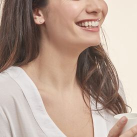 Damen Ohrstecker Gold 375 Zirkonia  - Ohrstecker Damen | OROVIVO