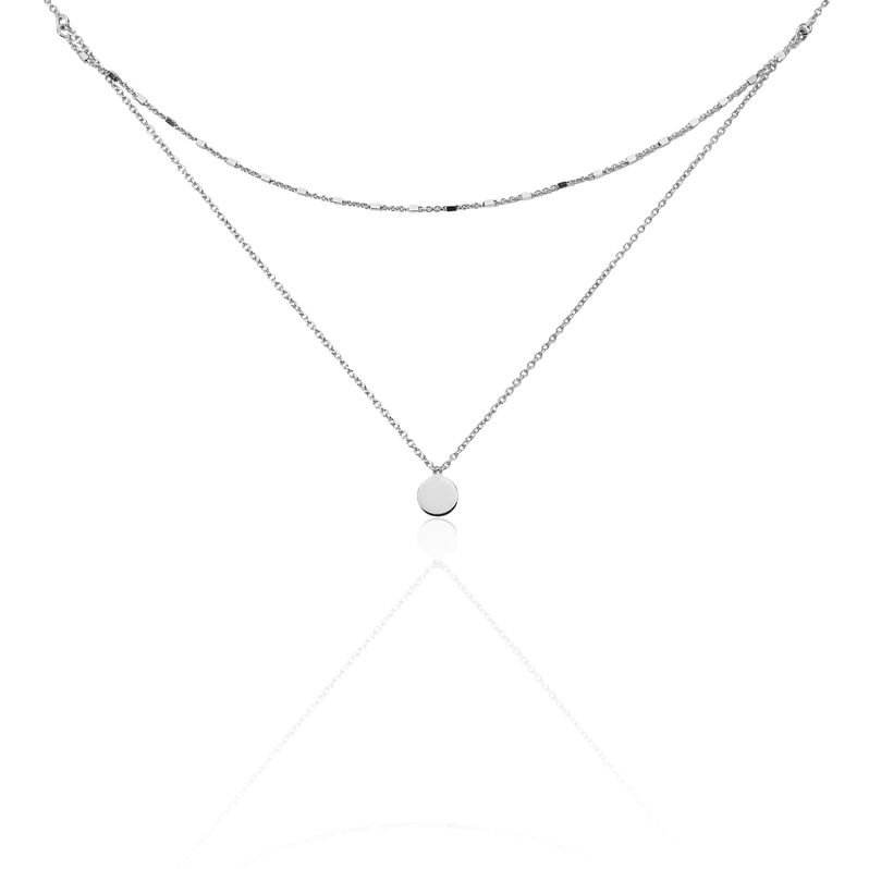 Collier Louvia Argent Blanc - Spannringe Damen | OROVIVO