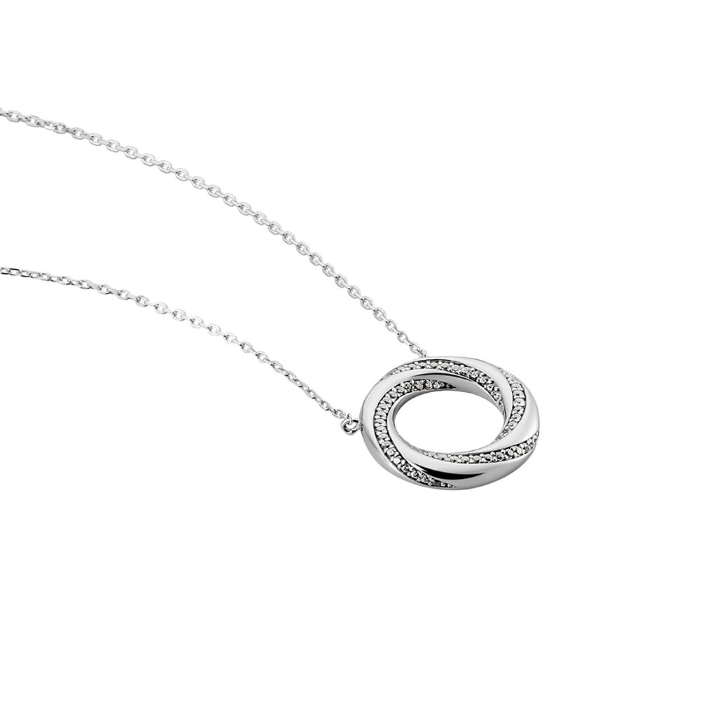 Damen Collier Silber Silber 925 Zirkonia Demi - Halsketten Damen | OROVIVO