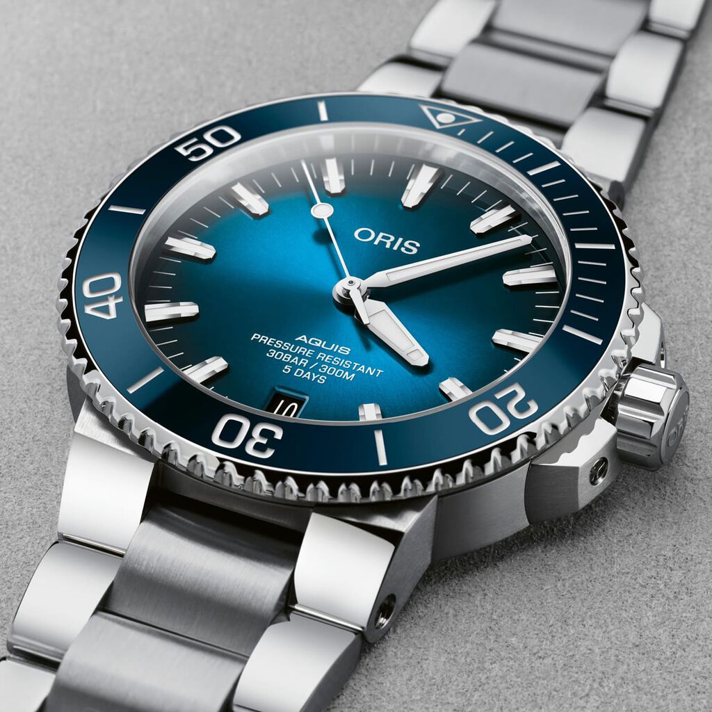ORIS Herrenuhr Aquis Date Calibre 400 Automatik 01 400 7763 4135-07 8 - Analoguhren Herren | OROVIVO