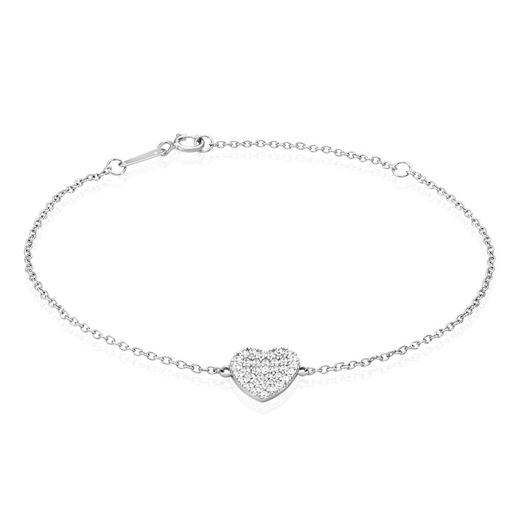 Damen Armband Silber 925 Zirkonia Herz Casidie - Armbänder Damen | OROVIVO