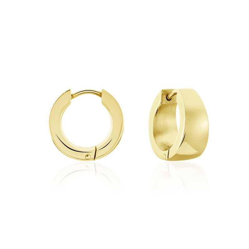 ALLIE Damen Creolen Titan vergoldet B 6,8 mm - Creolen Damen | OROVIVO