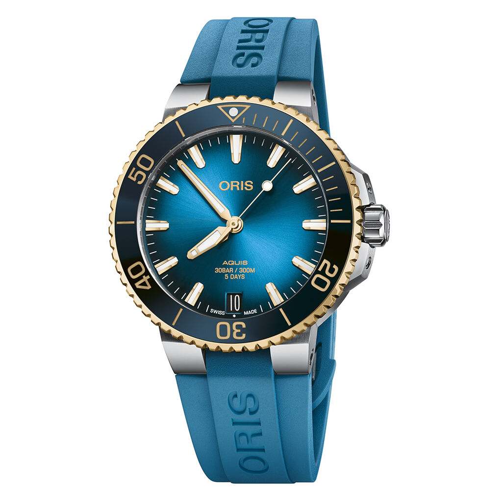 ORIS Herrenuhr Aquis Date Cal 400 0140077696355-0742275F Automatik - Armbanduhren  | OROVIVO